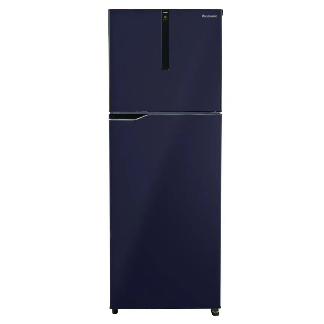 Panasonic Double Door Refrigerator (NR-TG323CPAN, Deep Ocean Blue, Jumbo Vegetable Basket, Net Capacity 279L)