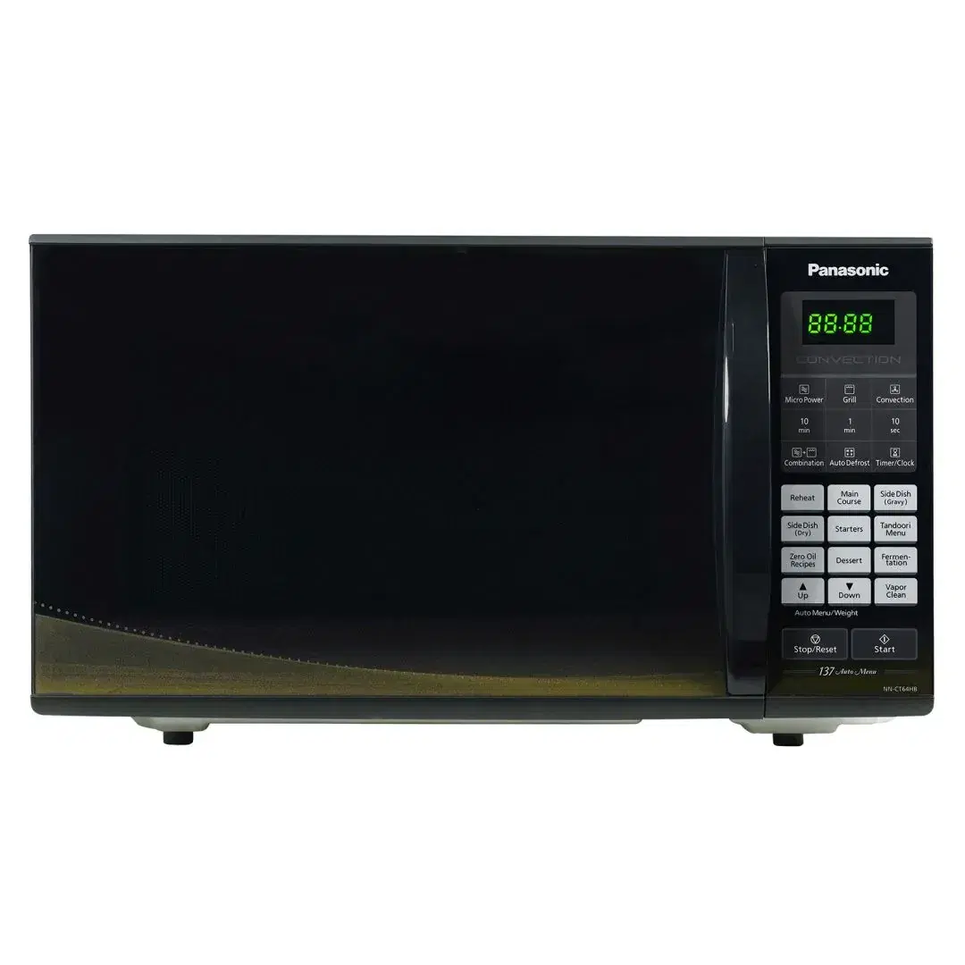 Panasonic 27 L Convection Microwave Oven (NN-CT64HBFDG, Black Mirror)