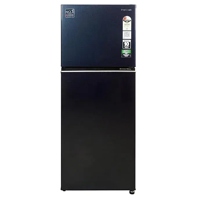 Panasonic 2 Star Prime Convertible 6-Stage Smart Inverter Frost-Free Double Door Refrigerator (NR-TG338BPAN, Deep Ocean Blue, Jumbo Fresh,Net Capacity 292L)