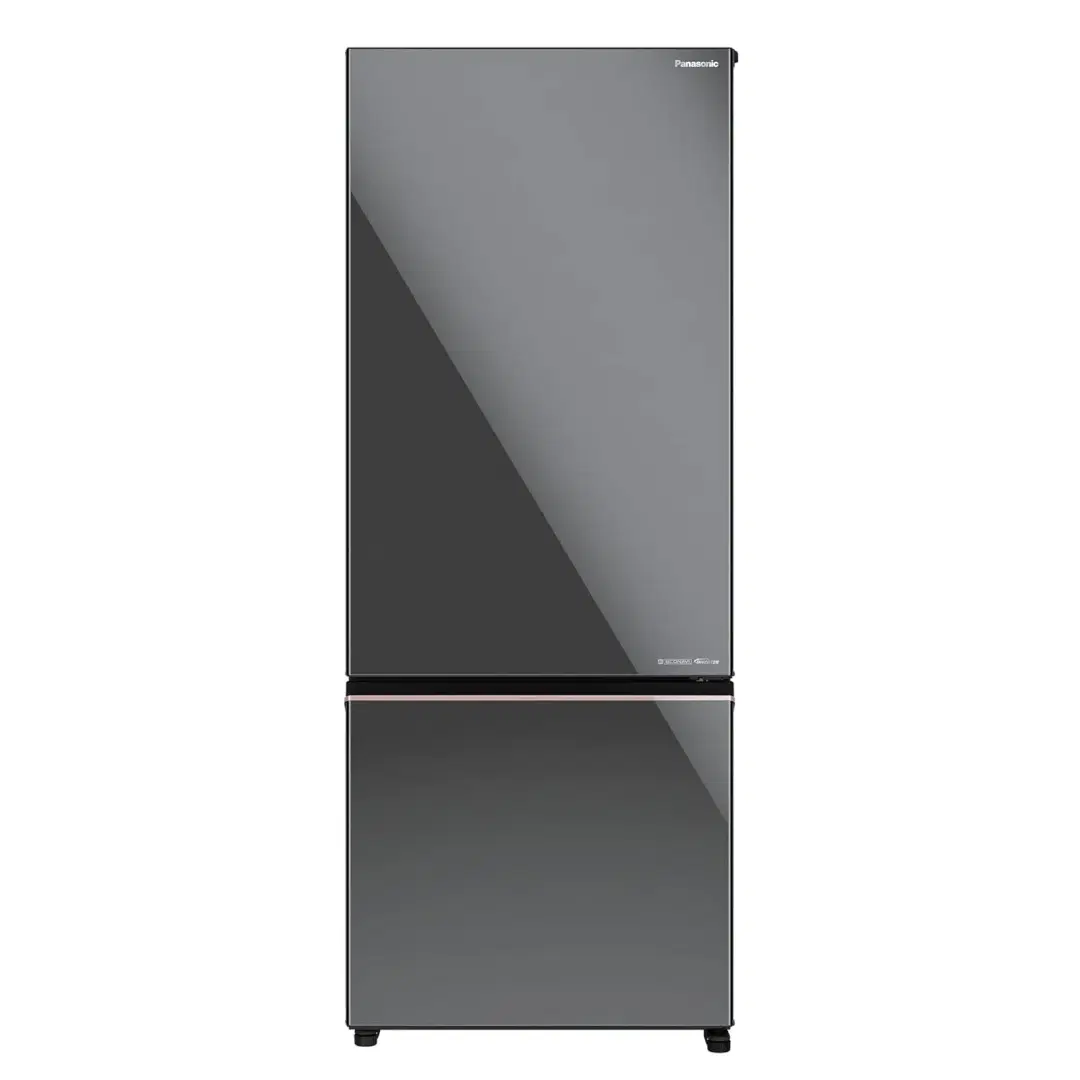 Panasonic 450L Frost-Free Double Door Bottom Mount Refrigerator (NR-BK468BGMN, Mirror Glass,Net Capacity 401L, 2024 Model)