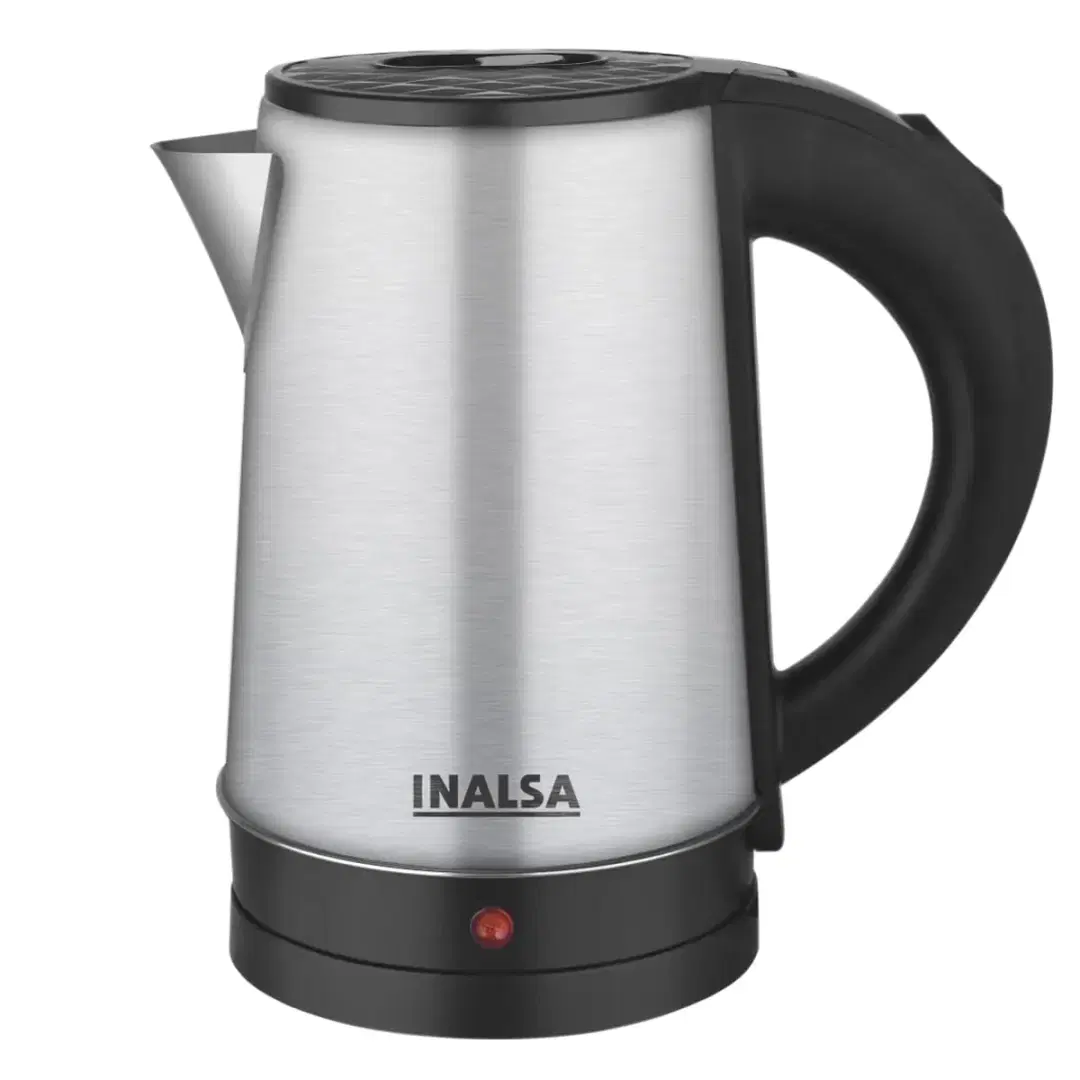 Inalsa Travel Mate 0.8 Stainless Steel Electric Travel Kettle|Fast Boiling 1000 Watts Electric Kettle (0.8 L, Silver)