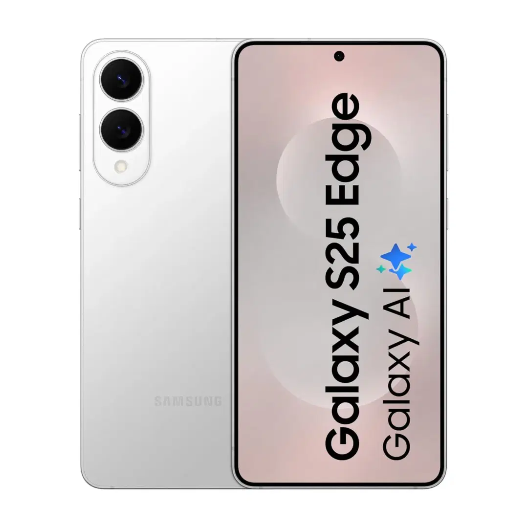 Samsung Galaxy S25 Edge 5G AI Smartphone (Titanium Silver, 12GB RAM, 512GB Storage)
