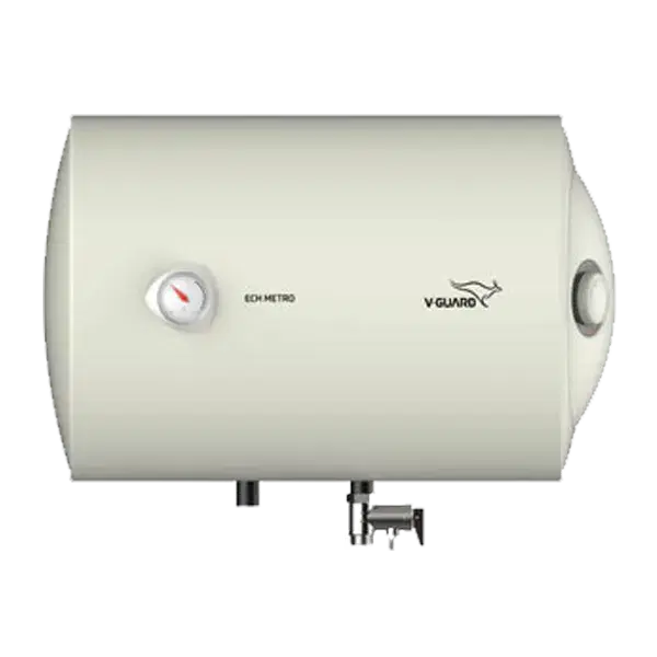 V-Guard 25 L Storage Water Geyser (Horizontal ,ECH Series, White)