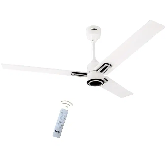 Usha AeroEdge Plus 1200mm BLDC Ceiling Fan with IR Remote | LED Indicator | 2 Year Warranty | (Rich White)