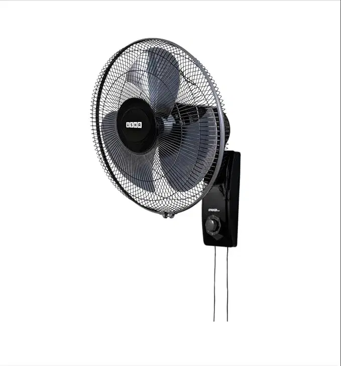 Usha Striker Plus Wall Fan 400MM (Black)