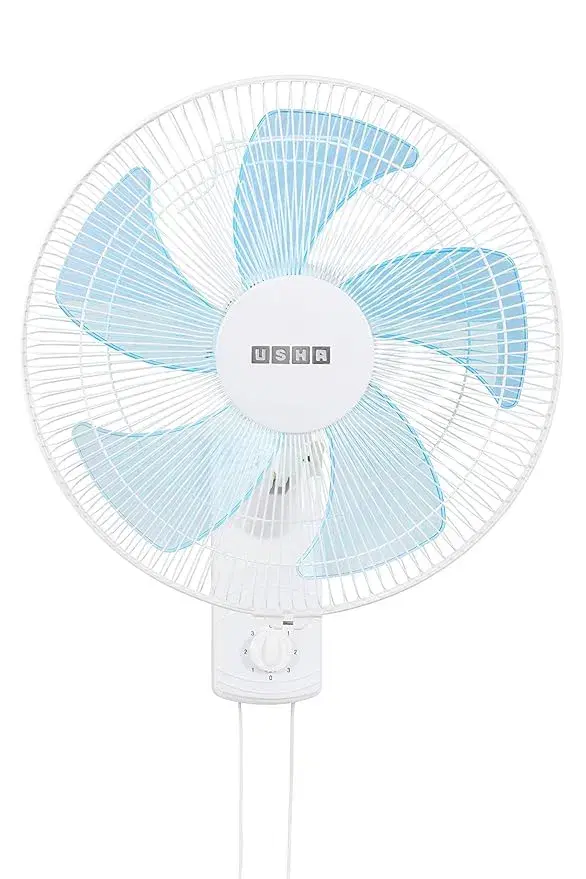 Usha Pentacool 5 Blade 400mm Wall Fan (White)