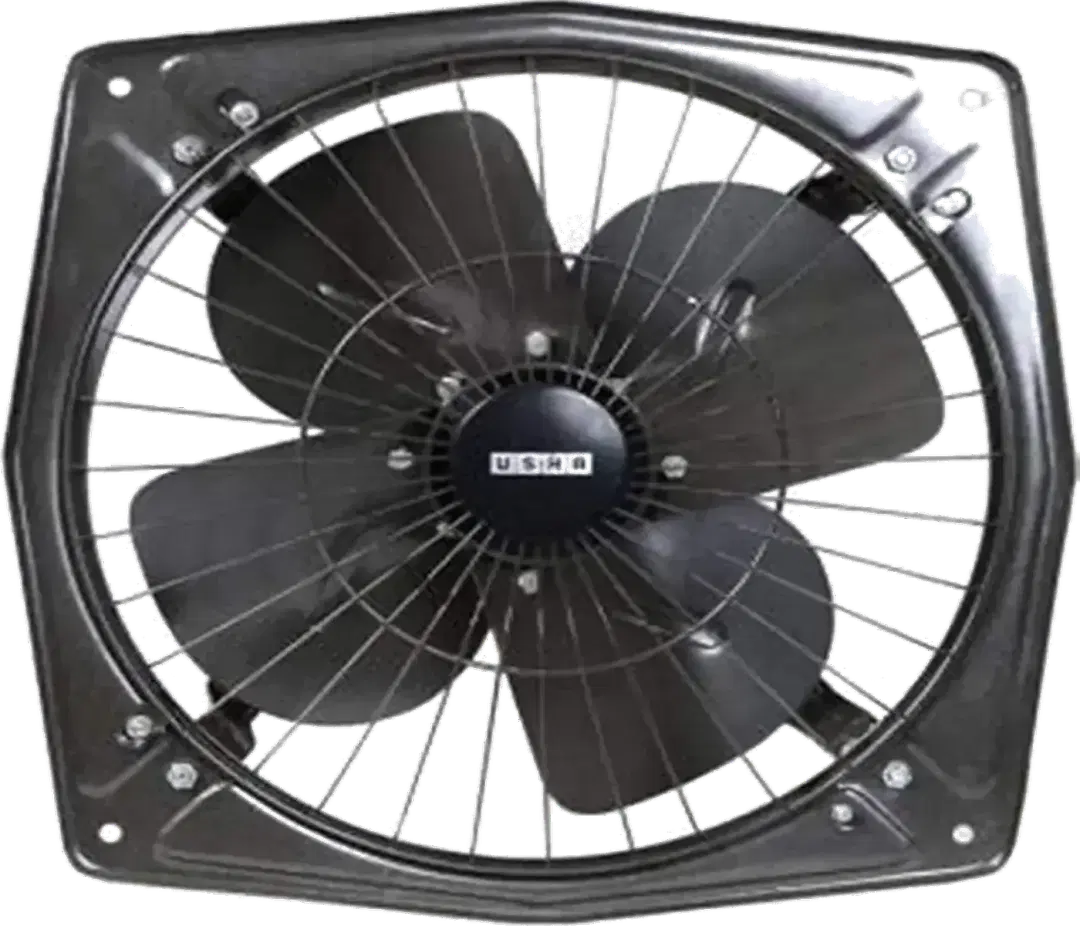Usha Turbo HDEF 1400rpm 380 mm 4 Blade Exhaust Fan (Grey)