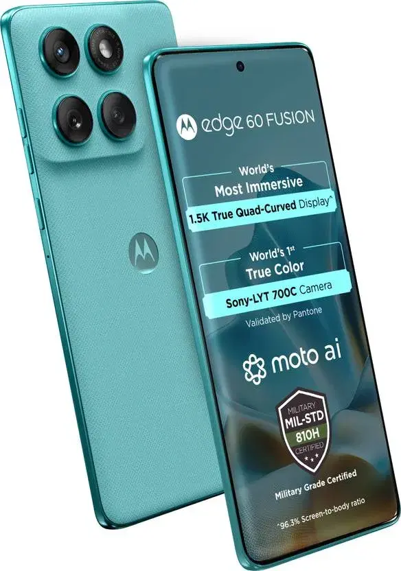 Motorola Edge 60 Fusion 5G (Pantone Amazonite, 256 GB) (12 GB RAM)