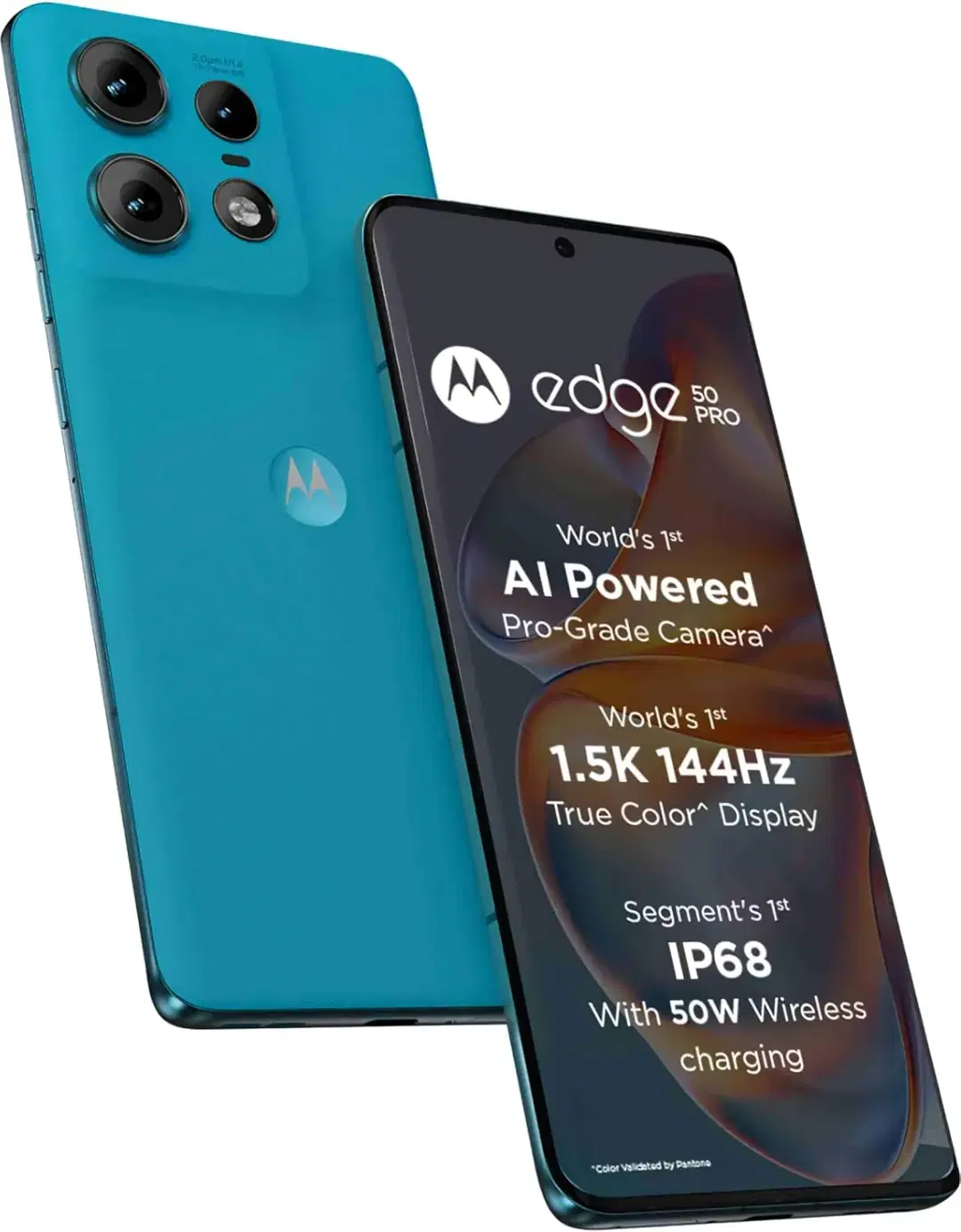 Motorola Edge 50 Pro 5G with 125W Charger (Caneel Bay, 256 GB) (12 GB RAM)