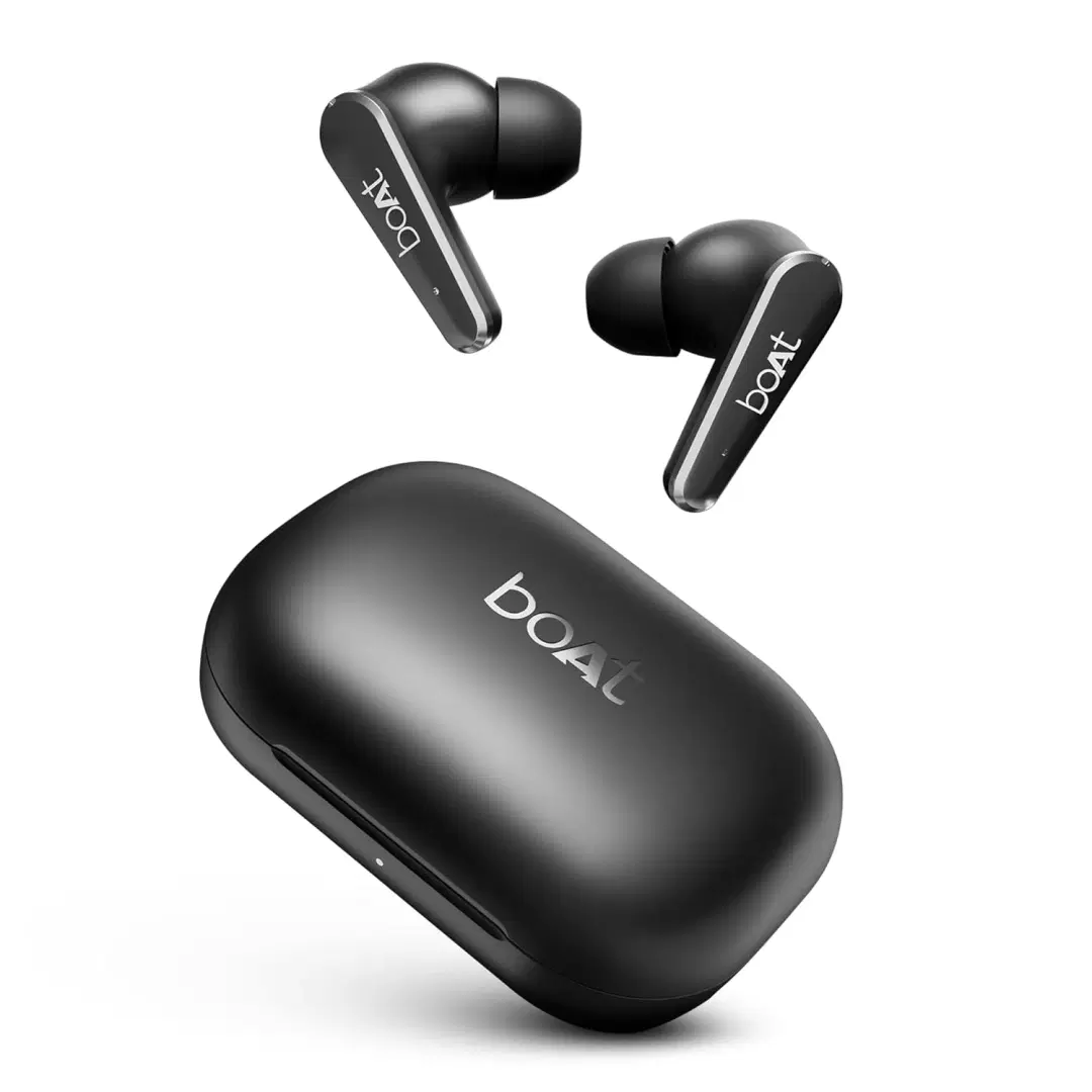 boAt Airdopes 280 ANC, Active Noise Cancellation(~32dB), 60Hrs Battery, 13mm Drivers, 4Mics ENx (Black)