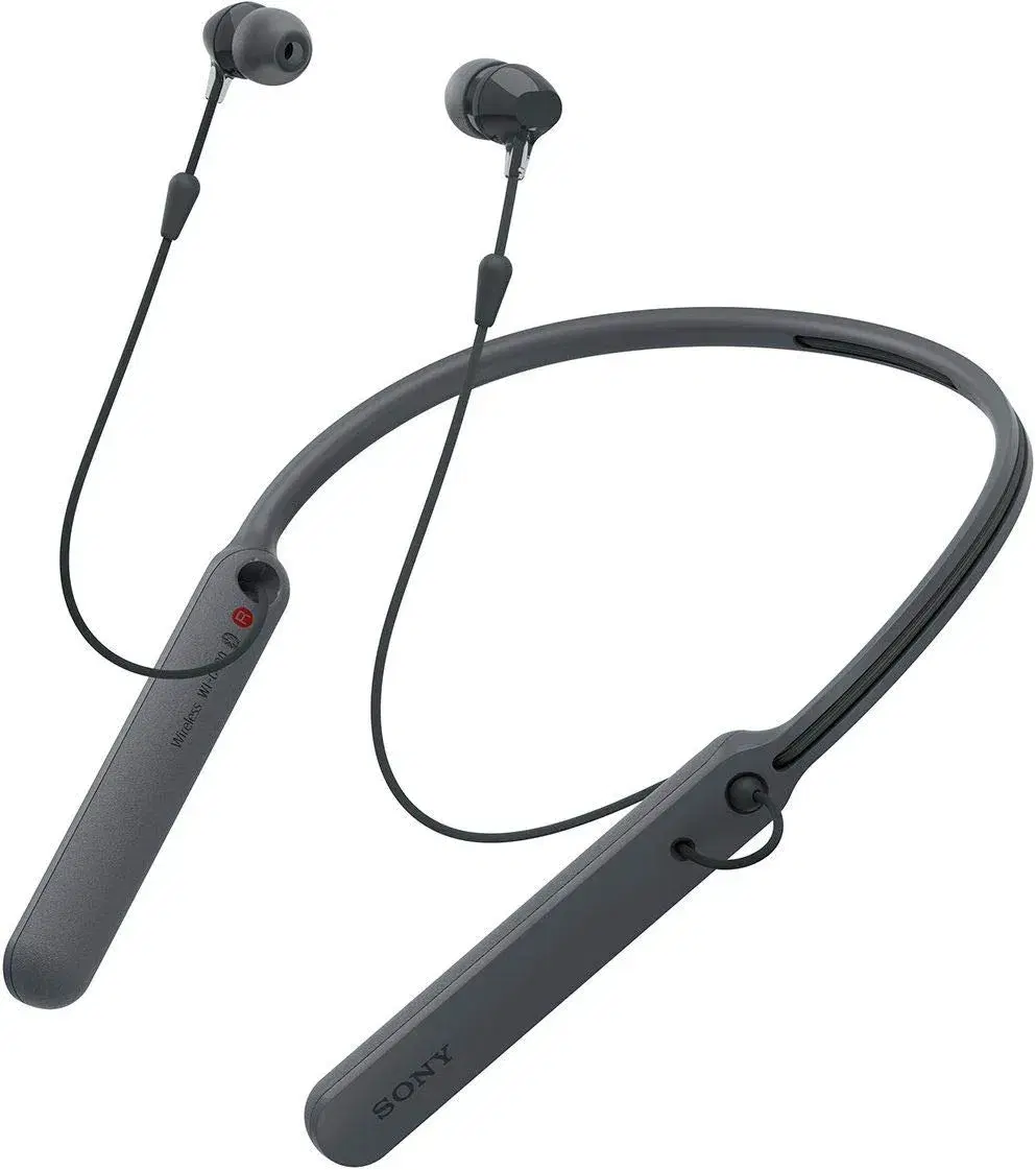 Sony WI-C400 Wireless in-Ear Neck Band Headphones with 20 hrs Battery Life, Light Weight (Black)
