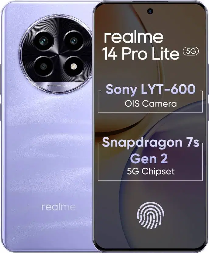 Realme 14 Pro Lite 5G (Glass Purple, 128 GB) (8 GB RAM)