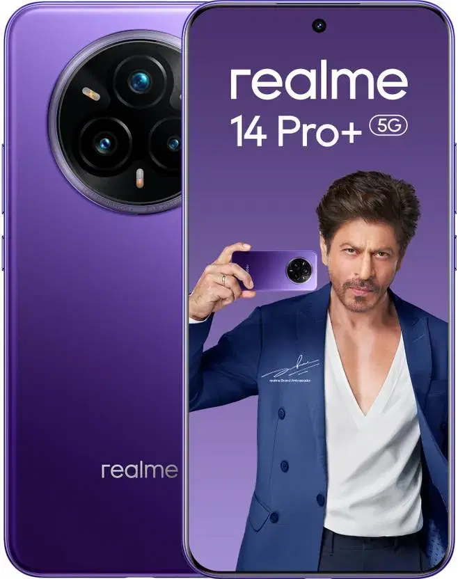 Realme 14 Pro+ 5G (Bikaner Purple, 128 GB) (8 GB RAM)
