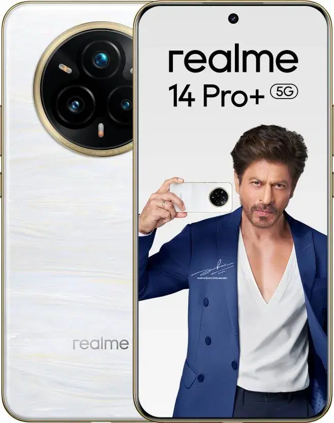 Realme 14 Pro+ 5G (Pearl White, 256 GB) (12 GB RAM)
