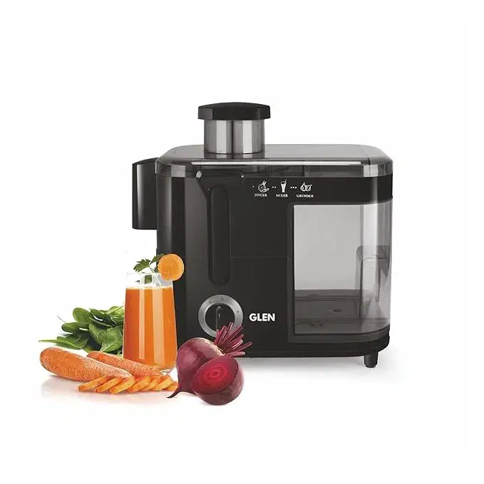 Glen Juicer with Stainless steel filter & 2 Speed Settings with Pulse Function, 600W - Black (SA4014JU)