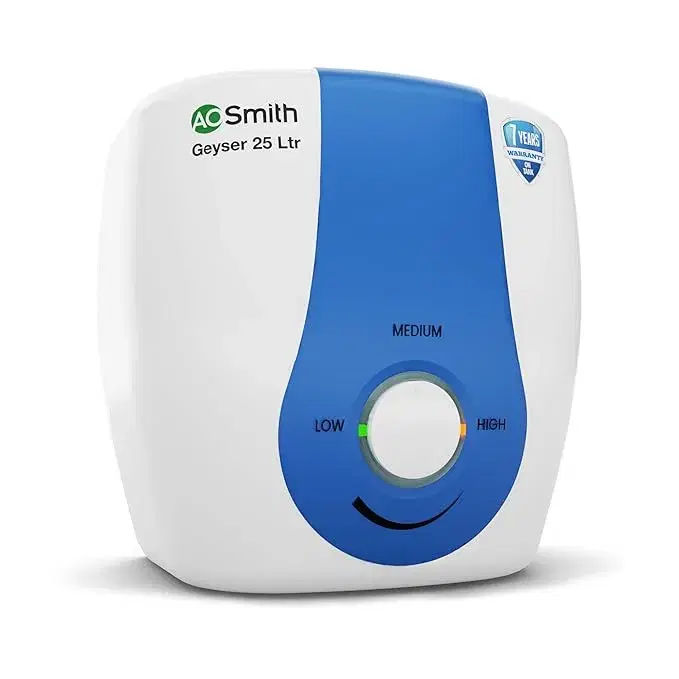 AO Smith Finesse 025 25 L Storage Water Geyser (White)