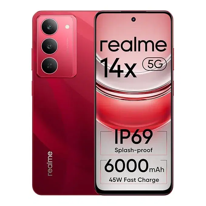 Realme 14x 5G (Jewel Red, 128 GB) (8 GB RAM)