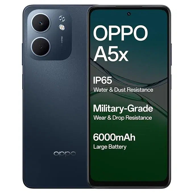 Oppo A5x 5G (Midnight Blue, 128 GB) (6 GB RAM)