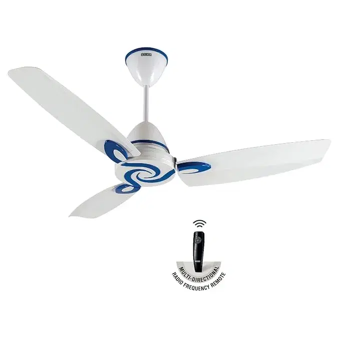 Usha Lambda 1200MM BLDC 5 Star Energy Efficient, Dust & Oil Resistant Ceiling Fan with Remote (Beige)