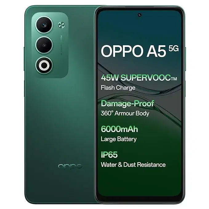 Oppo A5 5G (Aurora Green, 128 GB) (8 GB RAM)