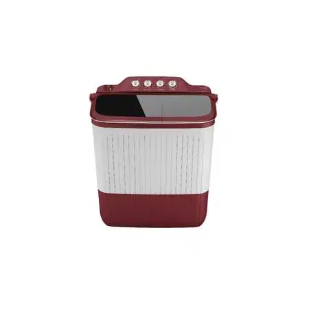 Lloyd 7.5 kg Top Loading Semi-Automatic Washing Machine, GLWS755ELDDM, Dark Maroon