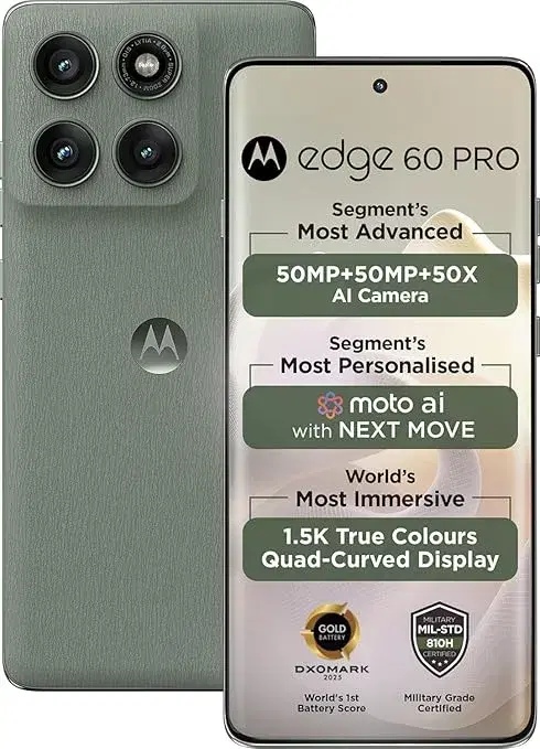 Motorola Edge 60 Pro (Pantone Shadow, 256 GB) (12 GB RAM)