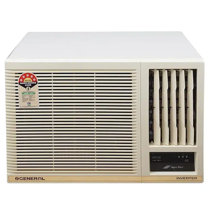 O-General 1.2 Ton 4 Star Window Inverter AC - White (AFGB14CHWA-B, Copper Condenser)