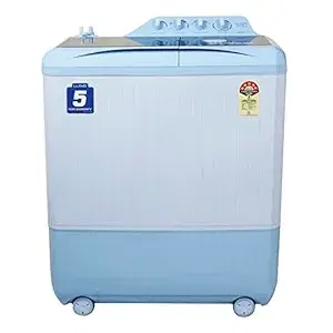 Lloyd ElanteXL 8.5 Kg 5 Star Semi-Automatic Top Load Washing Machine (GLWMS85APBEX, Pastel Blue)