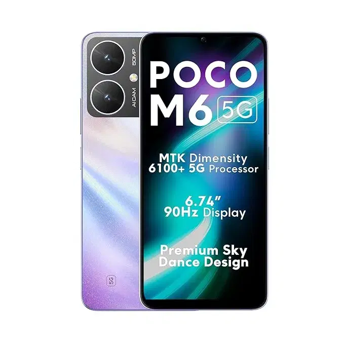 Poco M6 5G (Orion Blue, 128 GB) (4 GB RAM)