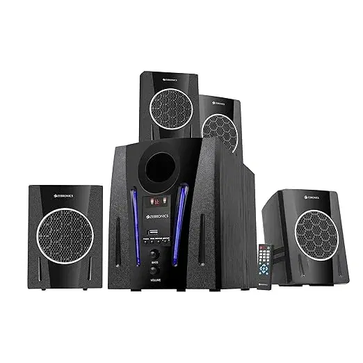 Zebronics Zeb-BT2750 RUF 60 W Bluetooth Home Theatre (Black, 4.1 Channel)