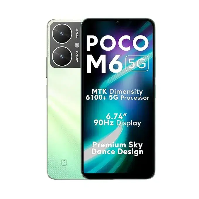 Poco M6 5G (Polaris Green, 64 GB) (4 GB RAM)