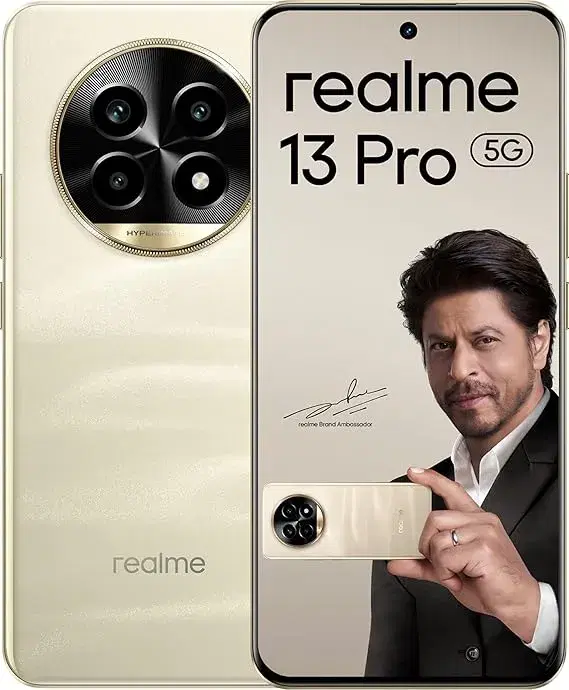 Realme 13 Pro+ 5G (Monet Gold, 12 GB RAM, 256GB Storage) | Snapdragon 7s Gen 2 Processor | 6.7" Curved Display | 50MP+8MP+50MP | 32MP Front Cam | AI Ultra Clarity | 80W SUPERVOOC