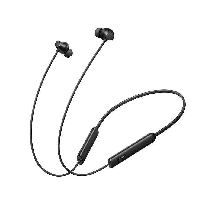 Realme Buds Wireless 5 Lite in Ear Bluetooth Neckband with 12.4 mm Dynamic Bass Boost Driver,Upto 35 Hours Playback,45ms Low Latency,IP55 Dust & Water Resistant, Bluetooth V5.4 (Void Black) | RMA2416