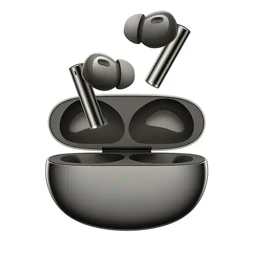 Realme in Ear Wireless Buds Air 6 Pro with Dual Drivers(11Mm+6Mmtweeter),40 Hrs Play Time,50 Db ANC,Lhdc 5.0,55Ms Low Latency,360° Spatial Audio,Ip55 Dust&Water Resistant,Bt V5.3,Titanium Twilight | RMA2401