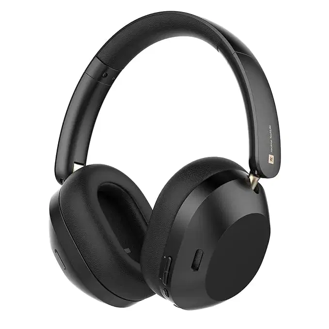 Realme TechLife Studio H1 Over The Ear Over Ear Wireless Headphone with 70Hours Playtime 360° Spatial Audio, 40mm Drivers, 80ms Superlow Latency, 43 dB Adaptive ANC-Black | RMA2411