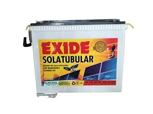 Exide 6LMS 200AH AGM Solar Battery (12 V)