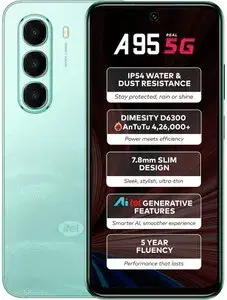 itel A95 5G (Wave Green, 128 GB) (4 GB RAM)