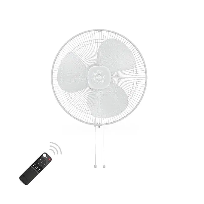 Atomberg Renesa 400mm Wall Mount Fan | 5-star rated | Ideal for Home & Office | Silent BLDC Stand Fan | 6 Speeds | 35W | Remote with Oscillation, Timer, Sleep | 2 Years Warranty (Snow White)