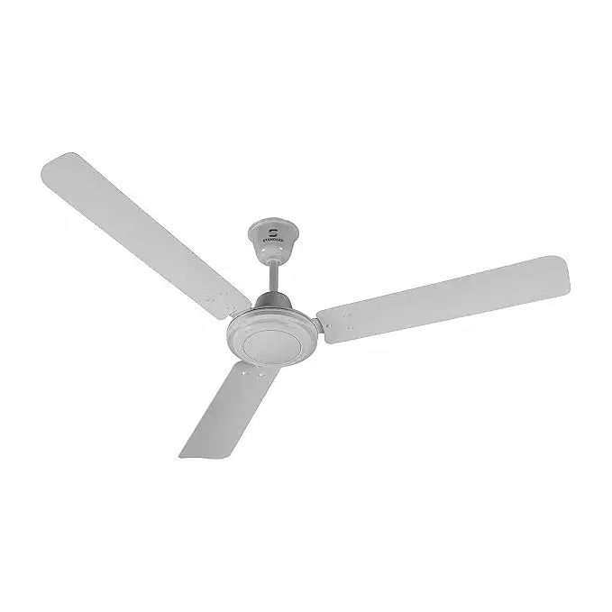 STANDARD Spido 1200mm High Speed Ceiling Fan|Energy Efficient BEE Star Rated||2 Year Warranty|Anti Rust|Wider Air Delivery(White, FSCPN1SWHT48)