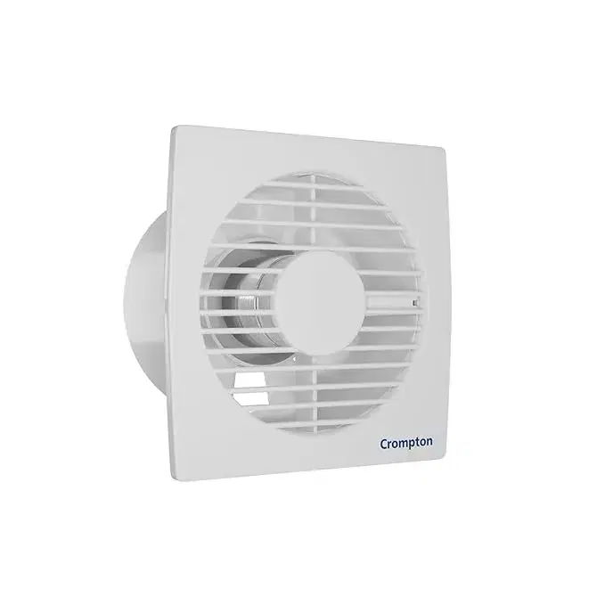 Crompton Axial Air High-Speed Plastic Exhaust/Ventilation Fan (150 mm/6 Inches, White)