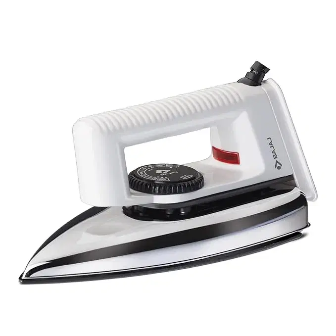 Bajaj Popular Light Weight 1000W Dry Iron | Advance Soleplate And Anti-Bacterial German Coating Technology | 360 Degree Swivel Cord | Cool Touch Handle | 2-Yrs Warranty (White)