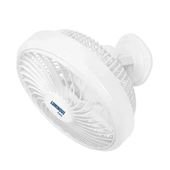 RR Signature Buddy High Speed 300mm Personal Wall, Table Fan for Office, Living Room with High Air Thrust ( Pristine White)