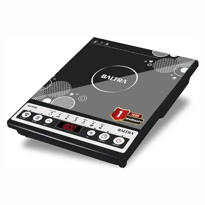 Baltra Active 2000W Push Button Cooktop Induction, BIC124