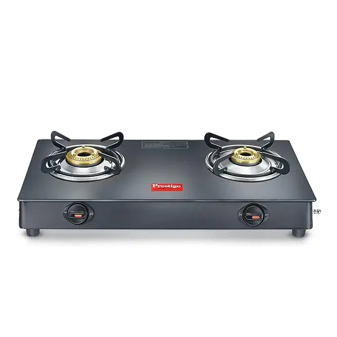Prestige Magic Plus GTMP 02 Glass Manual Gas Stove (2 Burners)