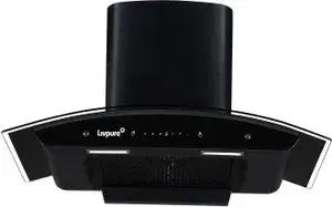 LIVPURE LIV-INVICTO-90-FL-BLDC-HAC Auto Clean | Filterless Auto-clean Chimney With BLDC Motor | 9 Speed With RPM Display |Touch & Gesture Control |Low Noise | Powerful Suction Wall Mounted Black 1400 CMH Chimney