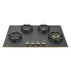 LIVPURE HELIOS-804-FB-CI-FFD Stainless Steel Automatic Hob (4 Burners)
