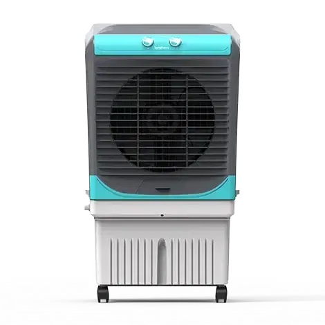 Symphony Maxwind 80XL+ Desert Air Cooler | CFD Technology | 3-Side Honeycomb Pads | 80L | 165W | Easy-Fill Tank | Powerful Air Throw | Compact Design with Wheel | Easy Mobility | 1Year Warranty