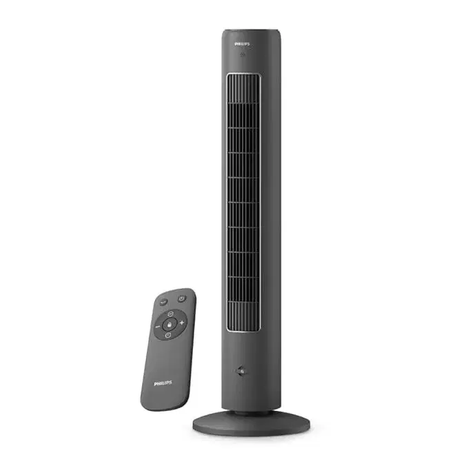 PHILIPS CX5535/11 with 2 Year Warranty Tower Fan (Dark Grey)