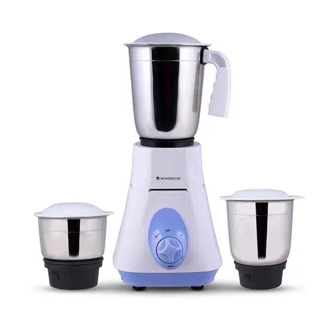 Wonderchef Vietri 500-Watt Mixer Grinder (Blue)