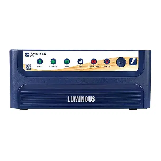 LUMINOUS 700 VA with 2 Year Warranty Pure Sine Wave Inverter (800 / 12V)